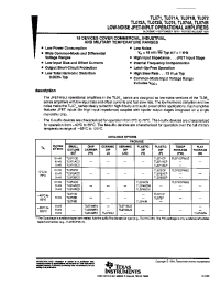 Datasheet TL074ACD manufacturer TI